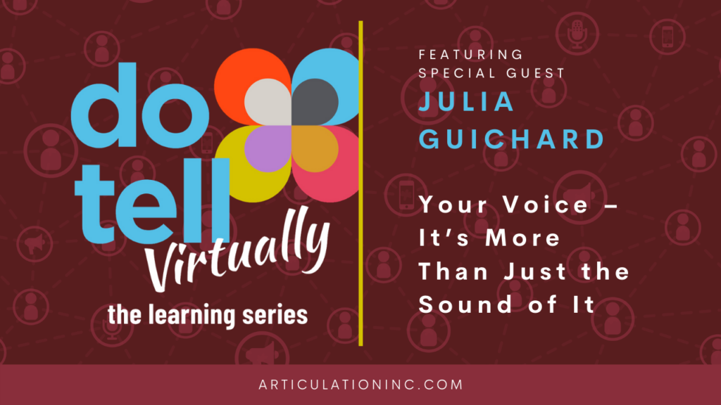 Do Tell Virtually Podcast Julia Guichard